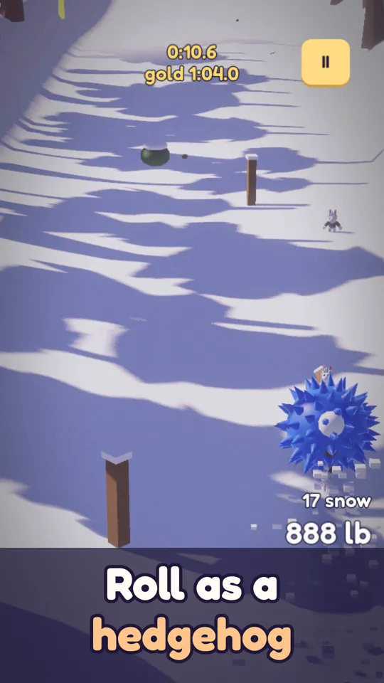 Rolling as a hedgehog