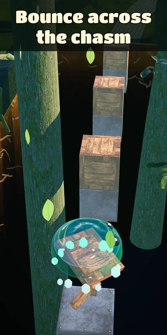 Bouncing across a chasm