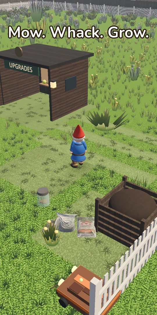 Mowing, whacking and growing the yard