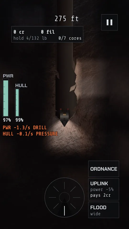 Drilling deep down the shaft