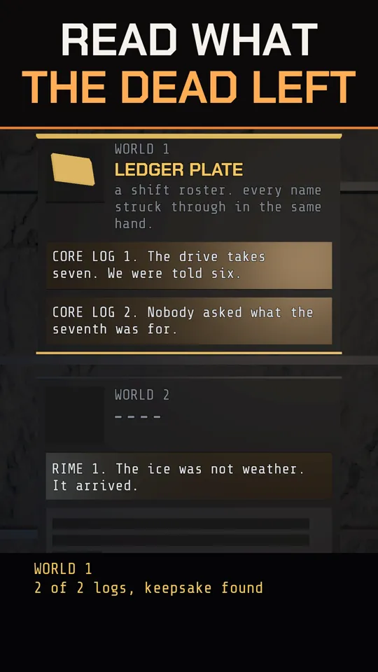 Reading the logs the dead left behind